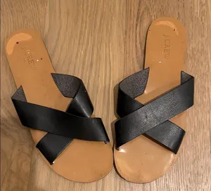 J. Crew Black and Tan Women's Sandals thumbnail 1