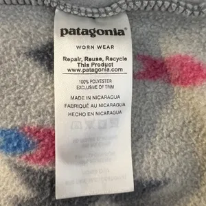 1441 | Patagonia Synchilla Snap-T Fleece Pullover Arrow Print Wish Tails Women M thumbnail 5