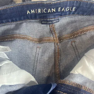 American Eagle Outfitters Ripped Blue Skinny Jeans thumbnail 10