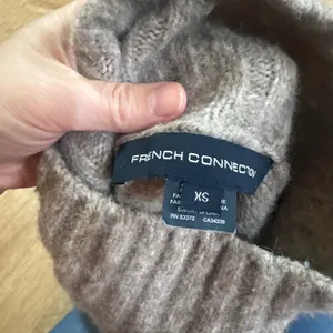 FRENCH CONNECTION | Oversized Cable Knit Mock‎ Neck Alpaca Wool Sweatshirt, XS thumbnail 4
