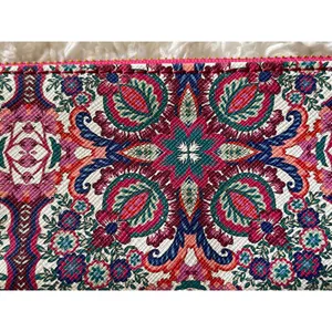 Anthropologie Paisley Print Pouch Purse NEW Cosmetic Bag Pencil Case Pinks Blues thumbnail 3