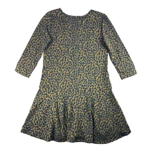 Ann Taylor Loft Womens Cheetah Print Drop Waist Fit & Flare Mini Dress Brown M thumbnail 8