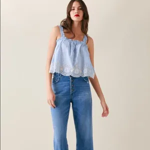 ✨ ZARA STRIPED RUFFLED TOP✨ thumbnail 2