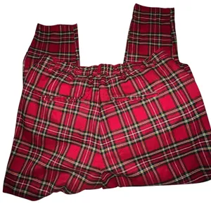 Hot Topic Red Plaid Skinny Pants. thumbnail 4