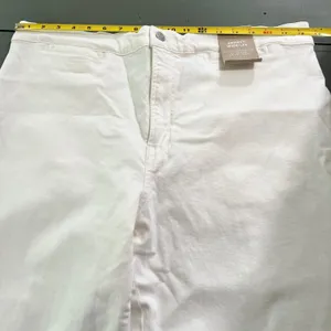 NWT Madewell The Emmett Wide-Leg Crop Jean: Welt Pocket Edition NO602 Tile White thumbnail 7