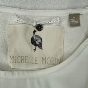 Anthropologie M‎ Floral Blouse Vintage Beetle Blouson Top Cottagecore Nature thumbnail 5