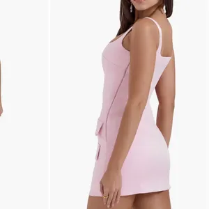 NWT House of CB Cosette Sleeveless Satin Cocktail Minidress HOUSE OF CB thumbnail 2