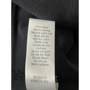 Athleta Women's Contender 2 in 1 Black Short & Skirt Size M Black Zip Pocket thumbnail 12