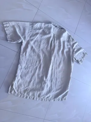 . Vintage 90s Polo Ralph Lauren Camp Shirts Mens L Linen Beige Classic Shirt Butt thumbnail 5