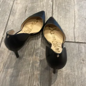 Sam Edelman Black Suede Heels thumbnail 3