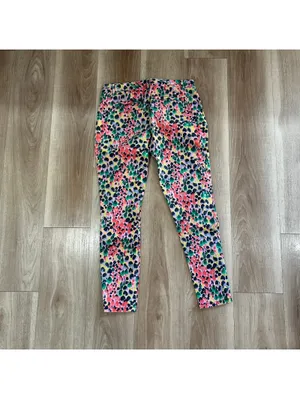 Gap Y2K Women's Abstract Animal Print Skinny Jeans Multicolor Slim Fit US0 Edgy thumbnail 3
