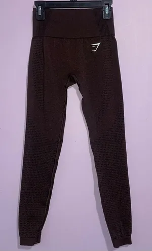 Gymshark Compression Leggings Womens Size XS Red Athleisure Gym Outdoor thumbnail 1