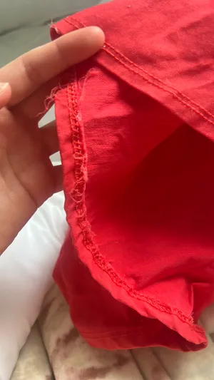 Blue Blush Red Dress thumbnail 3