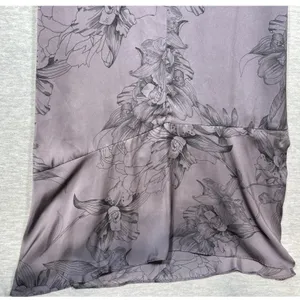 Zara Basic Dress S Purple Floral Print Sleeveless‎ V Neck Midi Fairy thumbnail 3