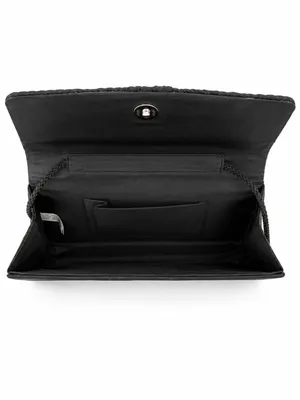 Black Pleated Knot Formal Bag thumbnail 3