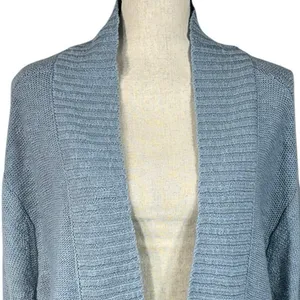 A.N.A. X-Large Cardigan Sweater Open Front Long Sleeve Stretch Puritan Blue New thumbnail 2