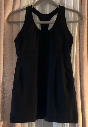 Lululemon Black Racerback Athletic Tank thumbnail 1