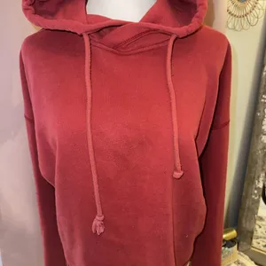 Abercrombie And fitch Slightly‎ Cropped Hoodie Red Medium thumbnail 5