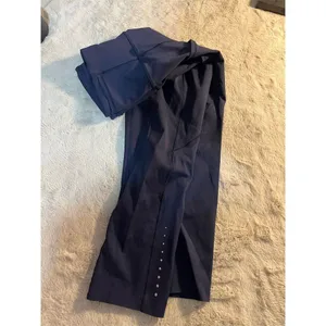 Lululemon Women's Fast Free Crop II Leggings Blue Size 4 High-Rise Standard thumbnail 8