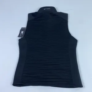 Spyder Vest Womens Medium Black Full Zip Quilted Softshell Latham Biopharm Group thumbnail 13