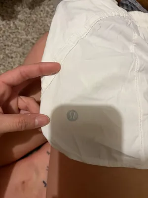 White Lululemon Shorts thumbnail 4