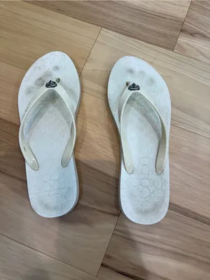 Coach cream White Sz 7.5 flip flops #summer #y2k thumbnail 3