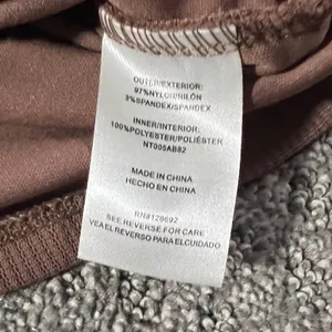 Madden NYC Crop Top Womens Large Brown Ruched Bustier Ribbed Long Sleeve‎ thumbnail 5