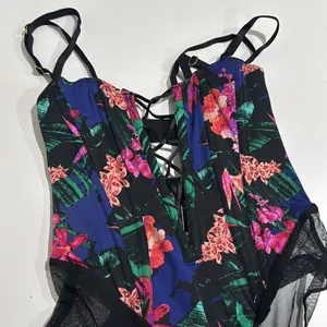 Victoria’S Secret Very Sexy Nwt Lace-Up Corset Teddy thumbnail 3
