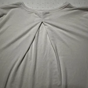 Athleta White Short Sleeve Open Back Active Top Women’s Large thumbnail 4