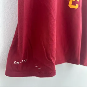 Nike USC Trojans Fight On Burgundy off the shoulder T-shirt thumbnail 8