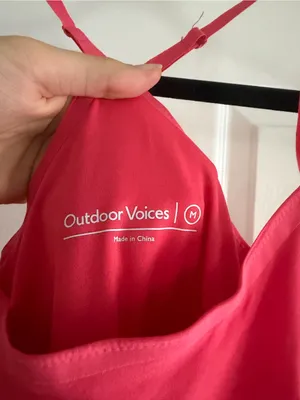 Outdoor Voices‎ The Exercise Dress Petunia Size M Athleisure Sporty Girly Tennis thumbnail 3