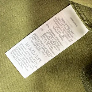 Madewell‎ Womens Top Olive Green Square Neck Long Sleeve Textured Blouse Small thumbnail 5