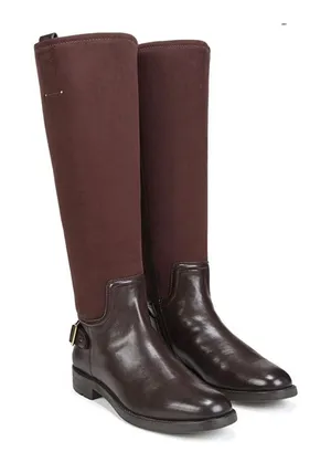 Franco Sarto Women's L-Merina Riding Boots Size 9.5 Burgundy Brown thumbnail 1