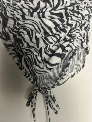 Princess Polly Zebra Print Ruched Corset Top Y2K Indie Sleaze US 2 thumbnail 4