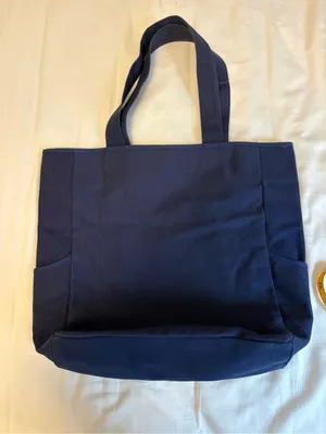 Disney Navy Snowman Tote with Red & Blue Scarf thumbnail 5