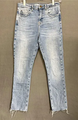 Zara Light Wash Blue Skinny Jeans Women’s Size 6 Mid Rise 5-Pocket Denim thumbnail 1