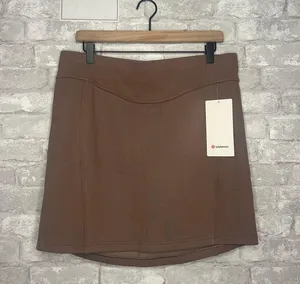 Lululemon Scuba High Rise Mini Skirt NWT Size XL (TPTC) LW8ALSS thumbnail 1