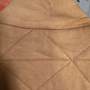 B82. Calia by Carrie Underwood tan quilted vest with fur trim thumbnail 3