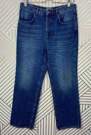 Acne Studios Jeans Skinny Straight High Rise‎ Medium Wash Denim Blue Size 28 thumbnail 1