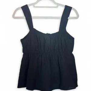 A New Day Babydoll Peplum tank top with tie front detail Women's Size Small thumbnail 4