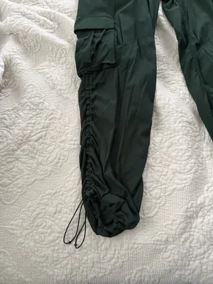 Lululemon dance studio cargo pants in dark forest green size small thumbnail 2