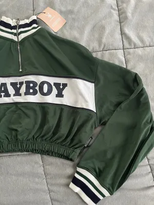 Playboy Cropped Missguided Sweatshirt thumbnail 2
