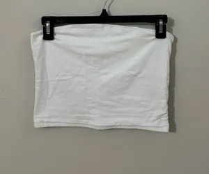 Wild Fable White Tube Top thumbnail 1