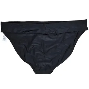 Aerie Black Bikini Bottom Swimsuit‎ Beachwear Size XXL thumbnail 2