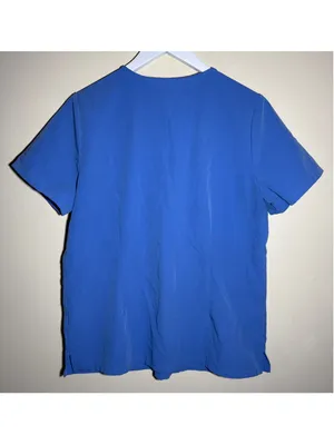 FIGS Technical Collection Scrub Top Blue Size M thumbnail 3