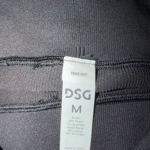 DSG Bike Shorts Women Medium Black Ribbed High Rise Athletic Activewear thumbnail 2