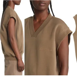 Fear of God Essentials Cotton Blend Vest Sweater size XS thumbnail 5