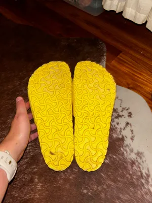 Yellow Birkenstock Rubber Sandals thumbnail 2