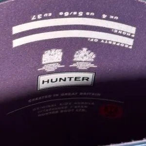 Hunter Original Tall Gloss Rain Boots Purple Iridescent Waterproof Wellies 5 thumbnail 10