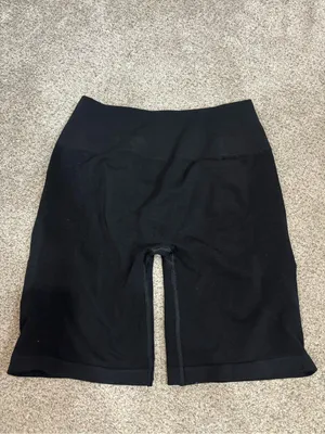 ALPHALETE AMPLIFY GRAVITY BIKER SHORT Mid Waist Crunch Seamless M Black thumbnail 8